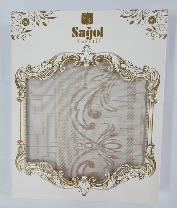 Скатертина Sagol тефлон 160x220 Sgl-003 Cappucino в коробці *