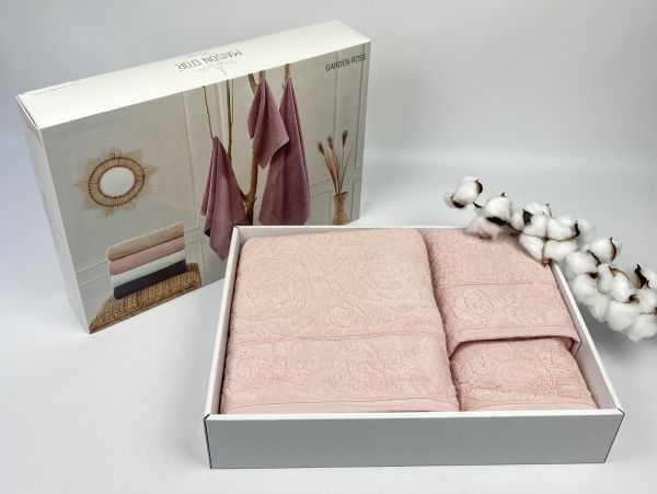 Рушники Maison D'or 3шт Garden Rose Rose