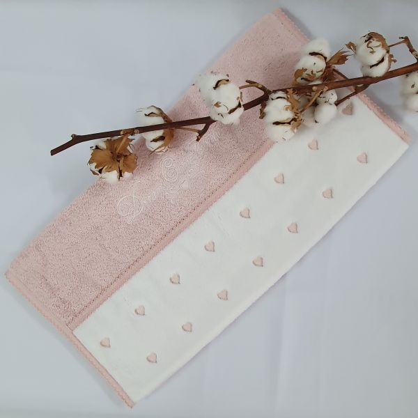 Рушник Maison D'or Lavoine Hearts 85x150 Rose Color