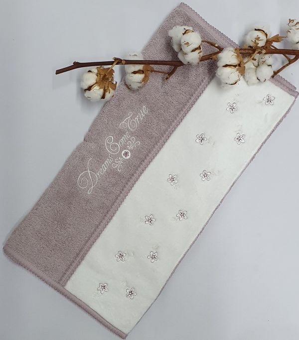 Рушник Maison D'or Lavoine Flowers 50x100 Dark Lilac