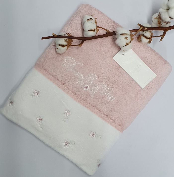 Рушник Maison D'or Lavoine Flowers 85x150 Rose Color