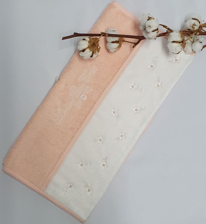 Рушник Maison D'or Lavoine Flowers 50x100 Salmon