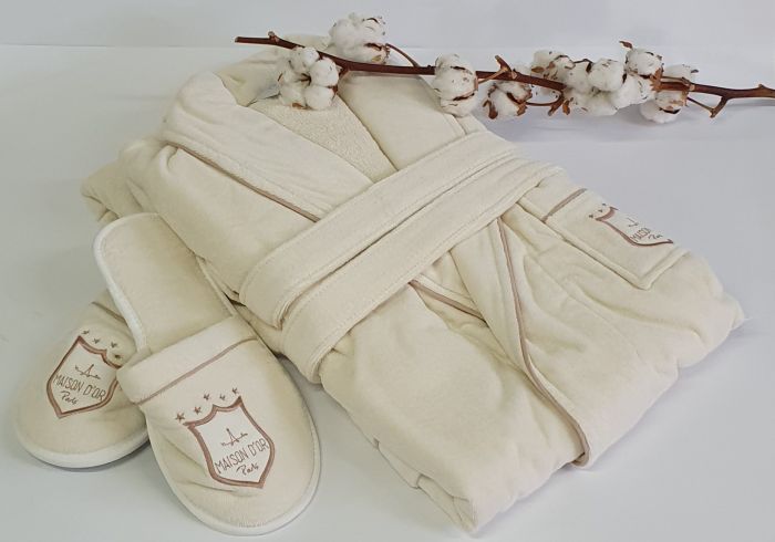 Халат чоловічий Maison D'or Boswell Ecru XL