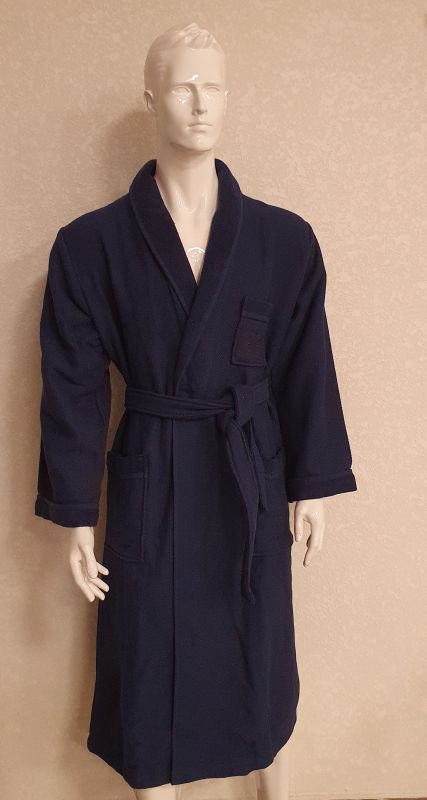 Халат чоловічий Maison D'or Quattro Navy Blue M