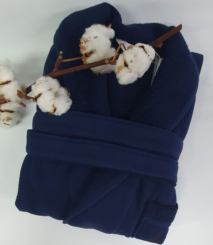 Халат чоловічий Maison D'or Quattro Navy Blue M