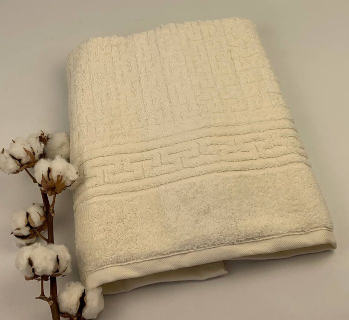 Рушник Philippus Delux Cotton 70х140 Bali Молочний (691)