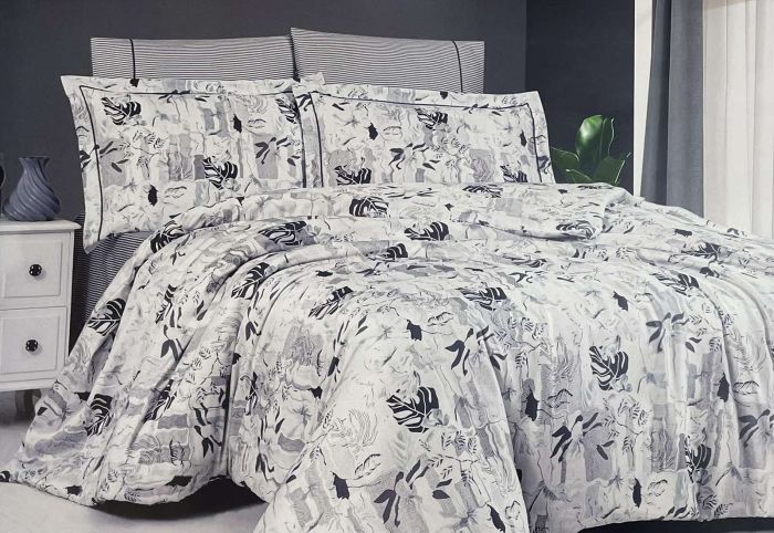 Постільна білизна Maison D'or тенцел 200х220  Breeze Grey