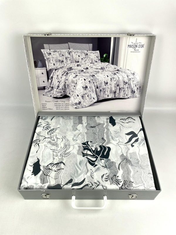 Постільна білизна Maison D'or тенцел 200х220  Breeze Grey