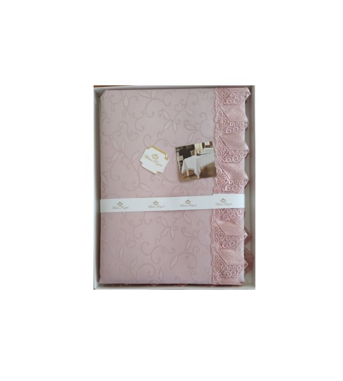 Скатертина мереживо Maison Royale 160x300 KDK Powder