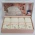 Рушники Maison D'or 4шт Roses 30x50 Pink-Ecru