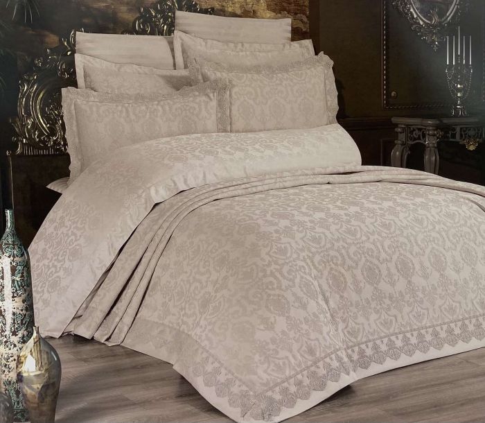 Набір Покривало + постіль Maison D'or Mirabella 260x260 Stone