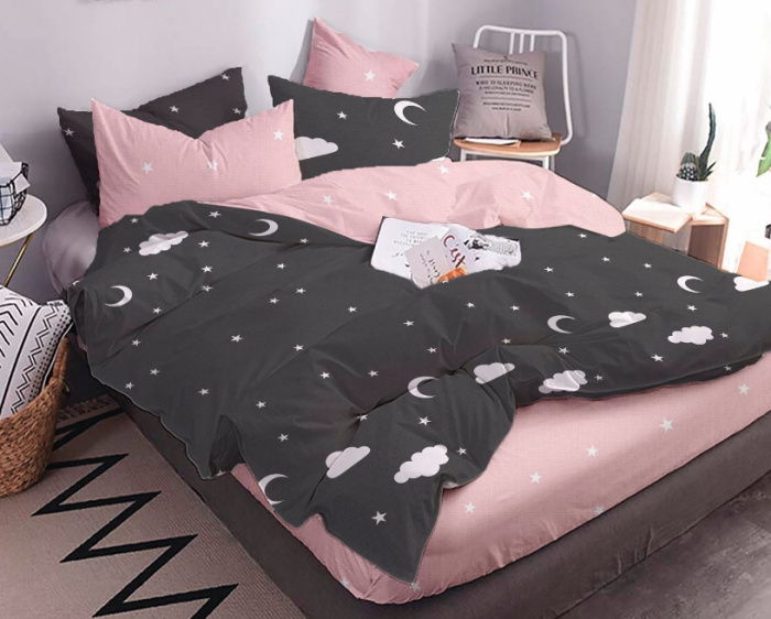 Комплект постільної білизни "ТЕП" євростандарт 365 Night Sky, 70x70