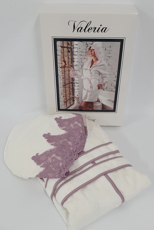 Халат жіночий Maison D'or Valeria Dark Lilac S