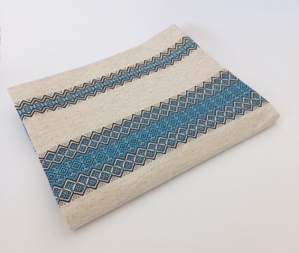 Скатертина Едельвіка 120x145 052/00-3-03 льон Blue