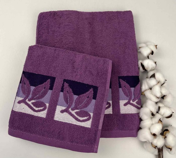 Набір рушників 2 шт Gelincik Purple