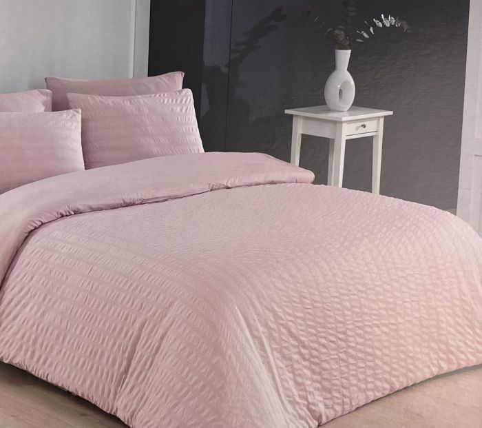 Постільна білизна Maison D'or трикотаж-страйп 200х220 Elissa Natural Rose
