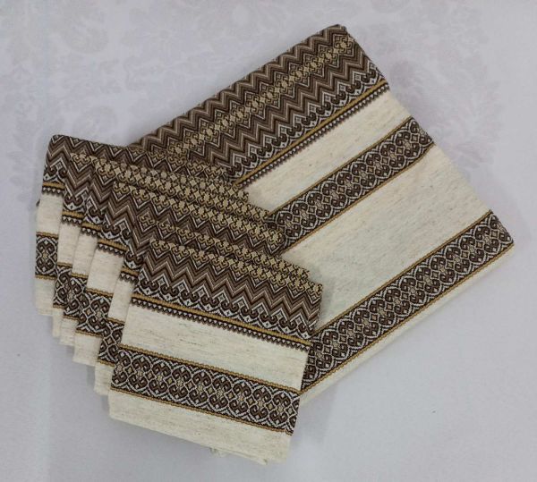 Комплект столовий Едельвіка 190Х140 16.3/1 льон Beige