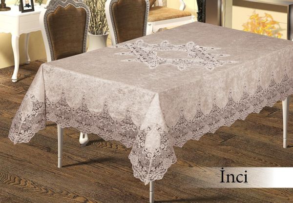 Скатертина Велюр Maison Royale 160x260 Inci Cappucino
