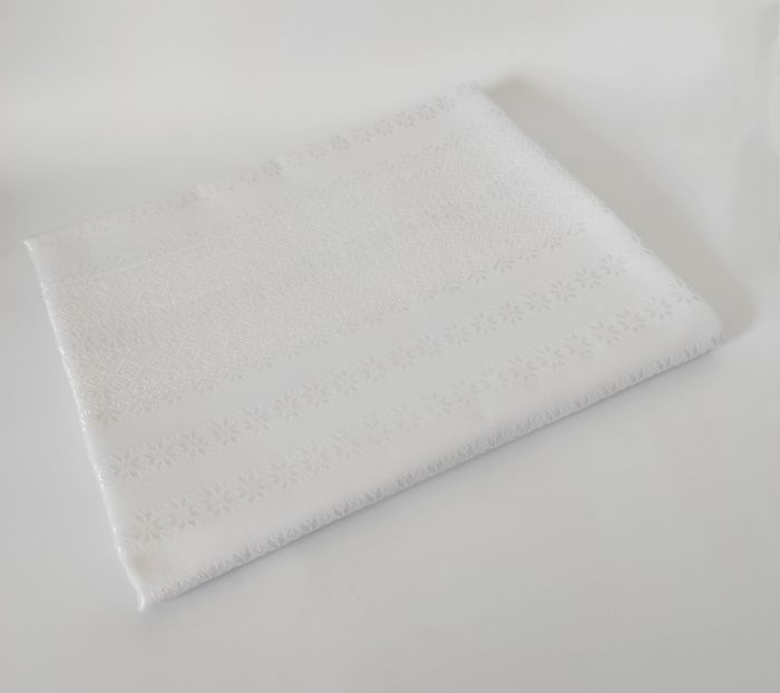 Скатертина Едельвіка Казбек 220Х140 Коттон  White 522-19/00