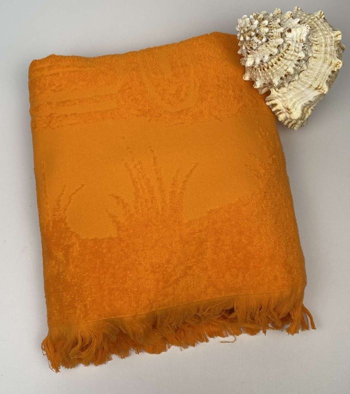 Пляжний рушник Maison D'or Palm 100x200 Orange