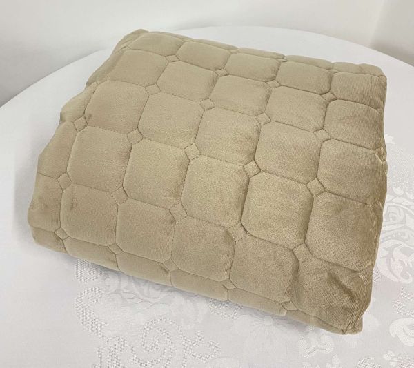 Покривало велюрове Model-9 160x230 Beige