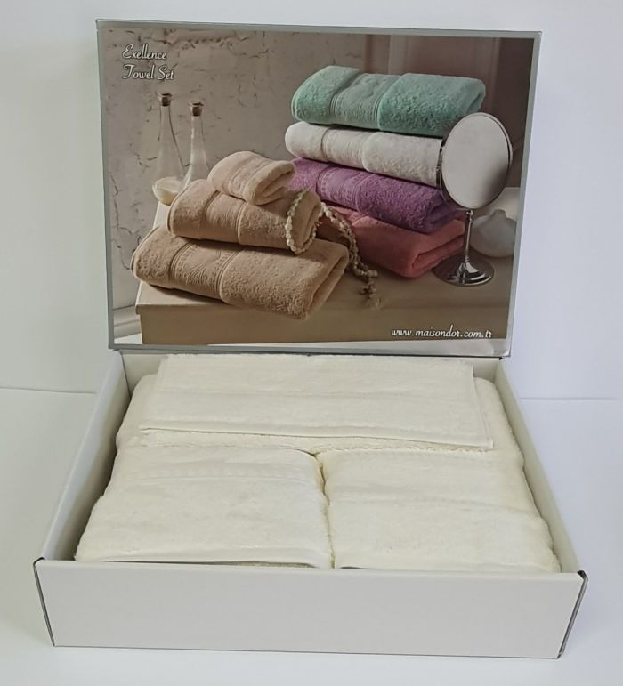Рушники Maison D'or 3шт Exellence Ecru