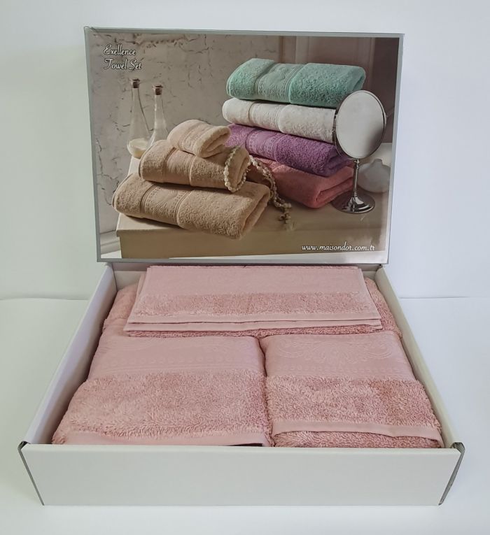Рушники Maison D'or 3шт Exellence Rose