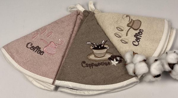 Набір кухонних рушників Pupilla 50x50 Asorti Coffee Model 6