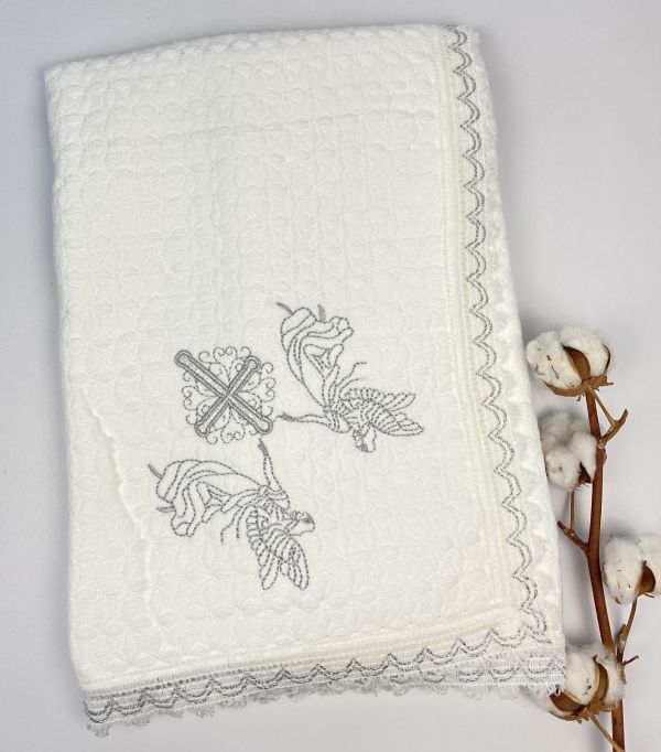 Крижма утеплена Pedaliza baby  White код5185