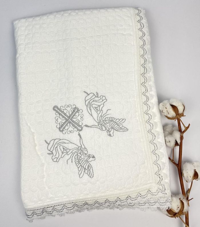 Крижма утеплена Pedaliza baby  White код5185