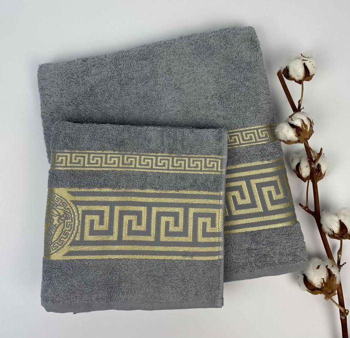 Набір рушників Cottonize 2 шт cod307 Dark   Grey