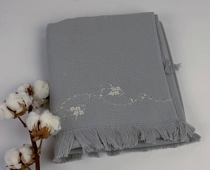 Рушник Pupilla 50х90 Bernini-2 Grey