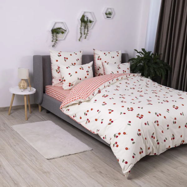 Комплект постільної білизни "ТЕП" євростандарт Cherry Combo, 70x70