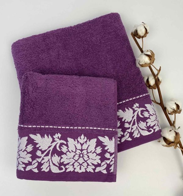 Набір рушників Cottonize 2 шт cod 105 Purple