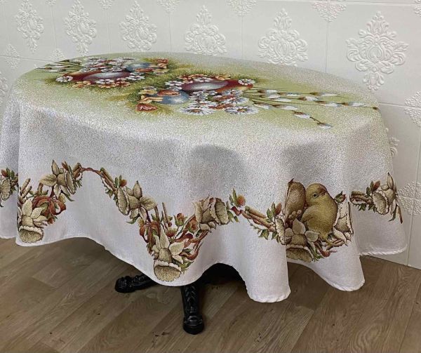 Скатертина Sagol великодня 160х220 ovale ST-142