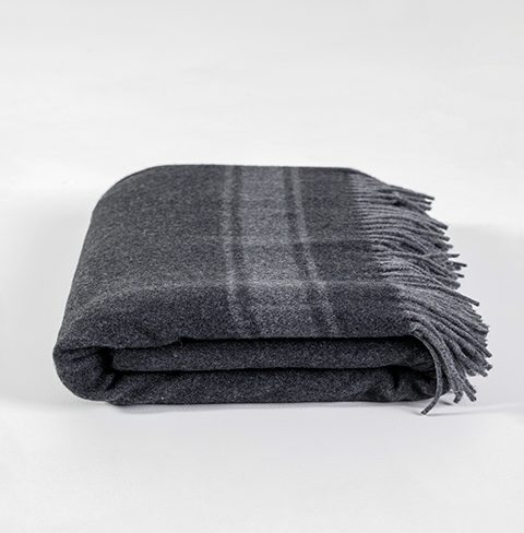 Плед Lanavitta "Wool Mix" 140х200 антрацит
