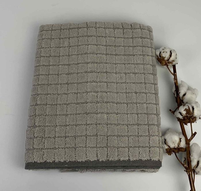 Рушник Pupilla 70x140 Arya Model-2 Світло-сірий