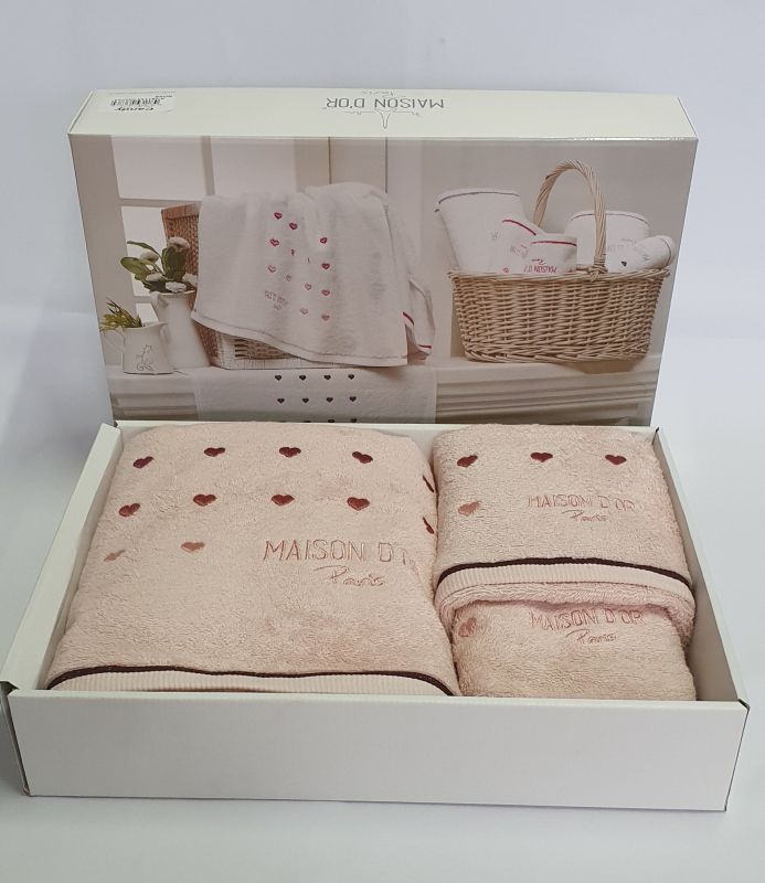 Рушники Maison D'or 3шт Candy Love Rose