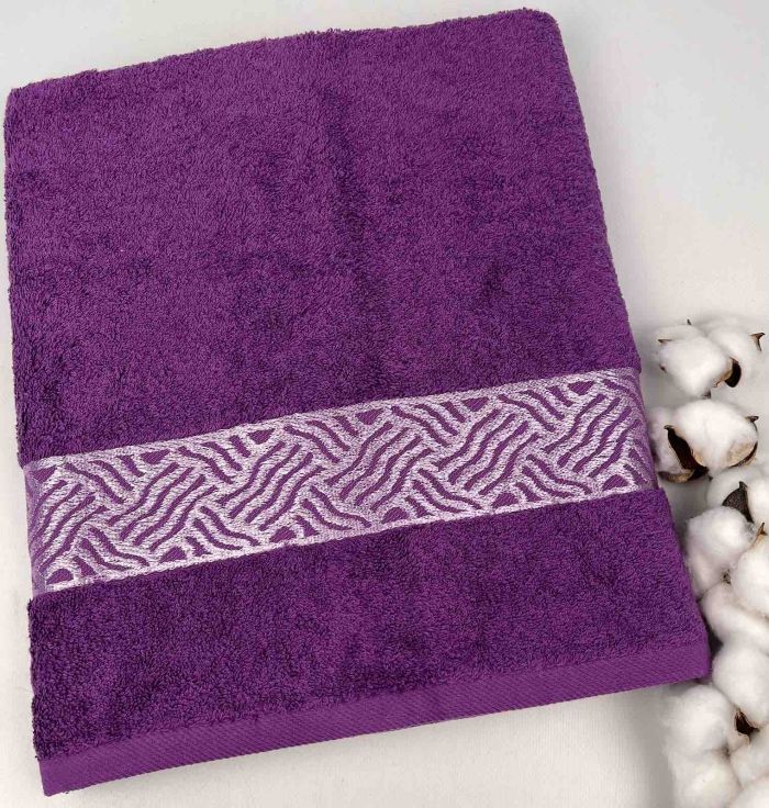 Рушник Bridge Collection 70х140 Model-5 Purple