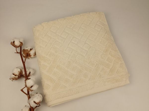 Рушник Philippus Cross Cotton 70х140 Santa Молочний (A457)