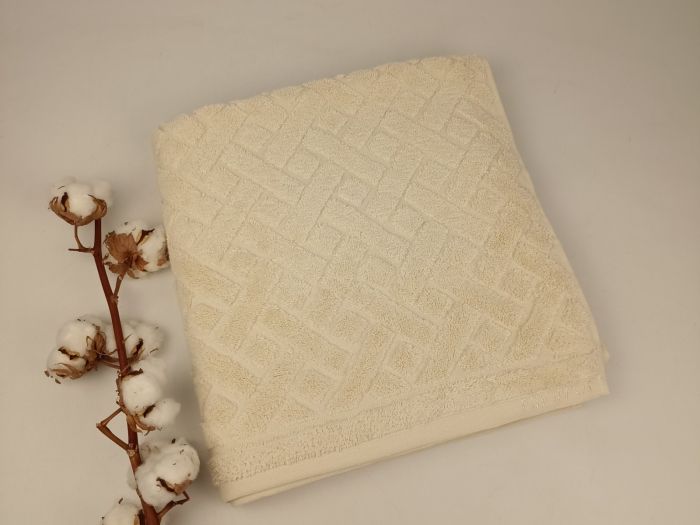 Рушник Philippus Cross Cotton 70х140 Santa Молочний (A457)