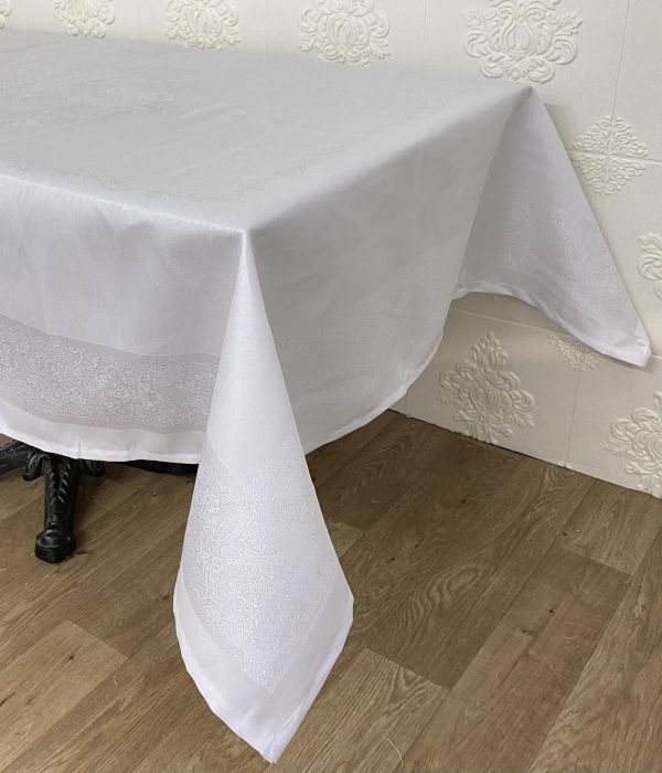 Скатертина Masali тефлон 140x180 Model 504 White