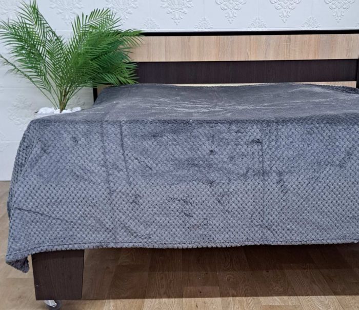Покривало велюр без упаковки 150х200 Anthracite (1180)