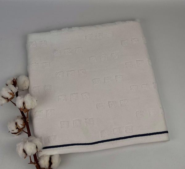 Рушник 70x135 White/Blue line