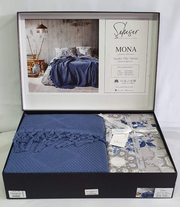 Набір Pique Saheser Mona Navy Blue