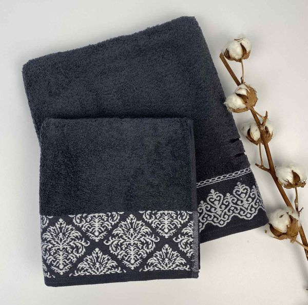 Набір рушників Cottonize 2 шт cod148 Black