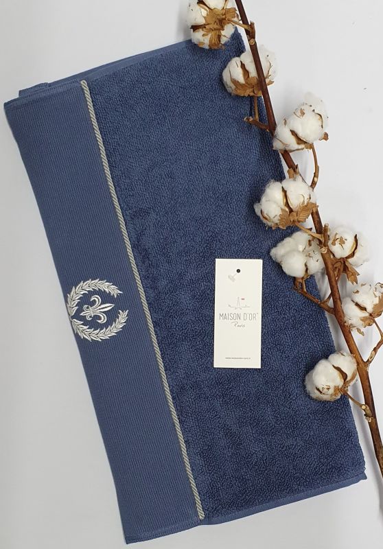 Рушник Maison D'or Seymour 50x100 Blue Mat Mavi