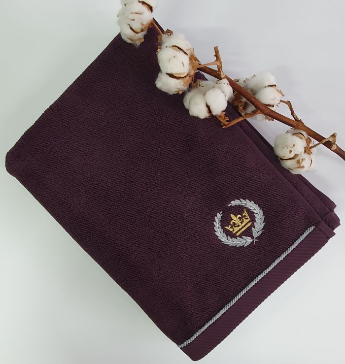 Рушник Maison D'or Pierre Lotti 85x150 Bordeaux