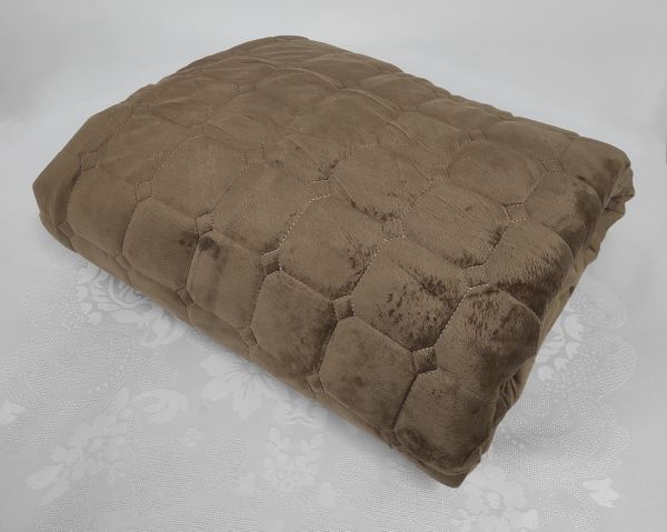 Покривало велюрове Model-9 160x230 Brown