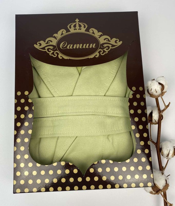 Халат жіночий Maison D'or Coralie Green M в коробці